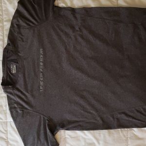 Under Armour heat gear fitted. Heather grey w/Grey logos xl